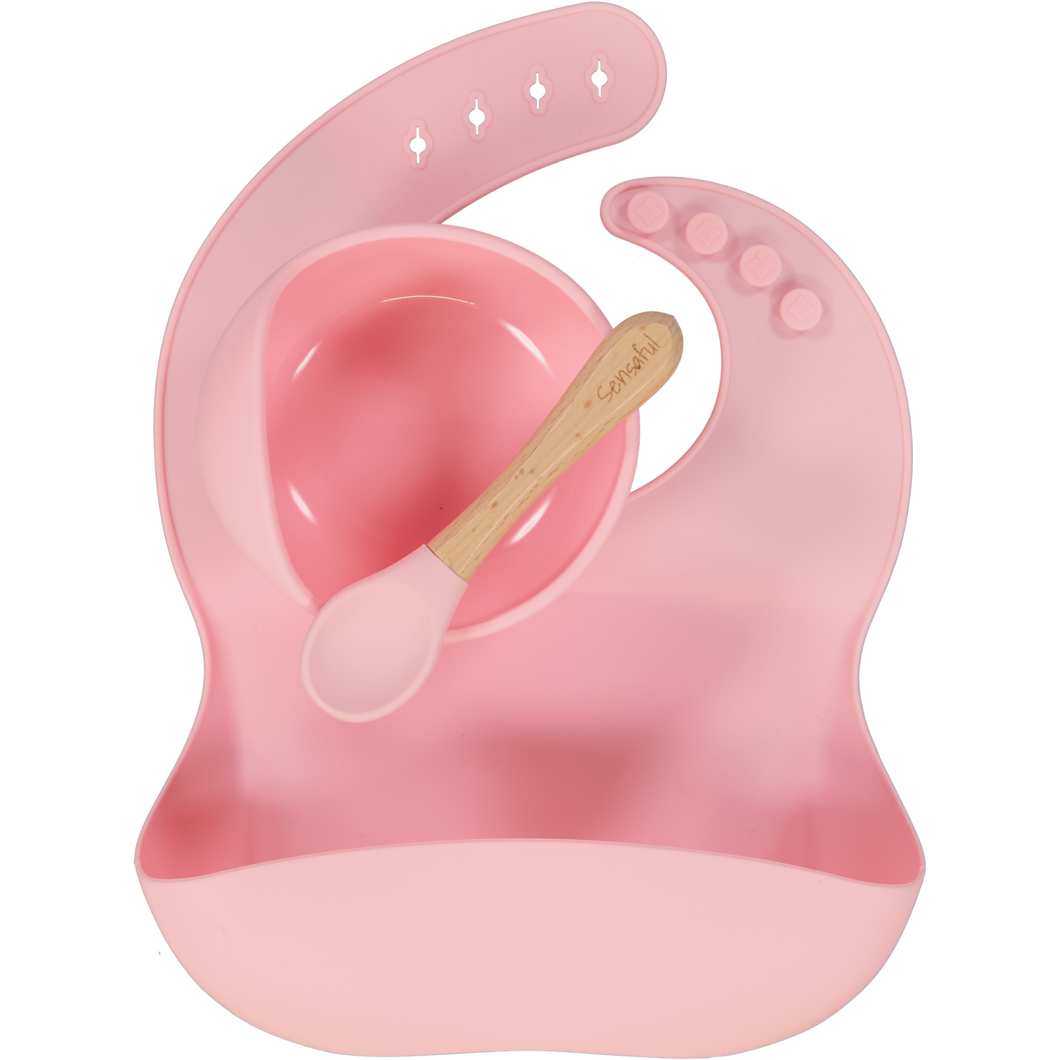 Candy Pink Feeding Set